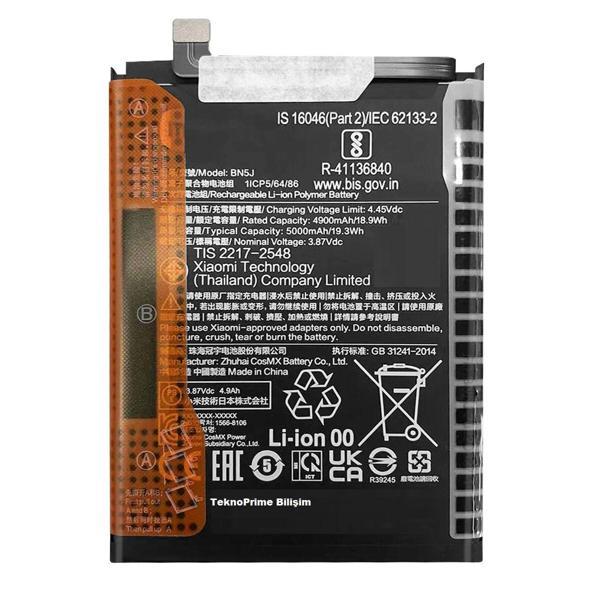 Poco X5 5G ile Uyumlu İthal Pil Batarya BN5J - Image 1