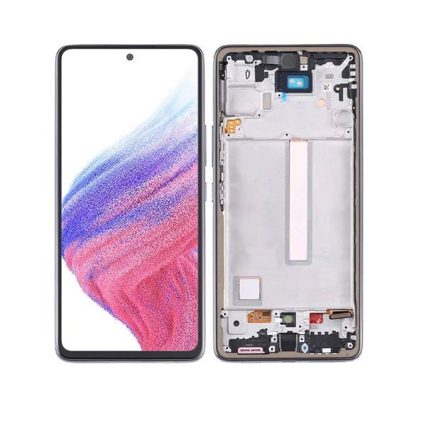 Samsung Galaxy A53 5G A536 İle Uyumlu Oled Ekran Dokunmatik Çıtalı Dar Ekran - Image 1