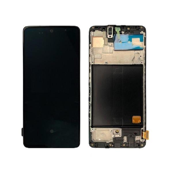 Samsung Galaxy A51 A515F ile Uyumlu Oled Ekran Dokunmatik Çıtalı Tam Ekran - Image 1
