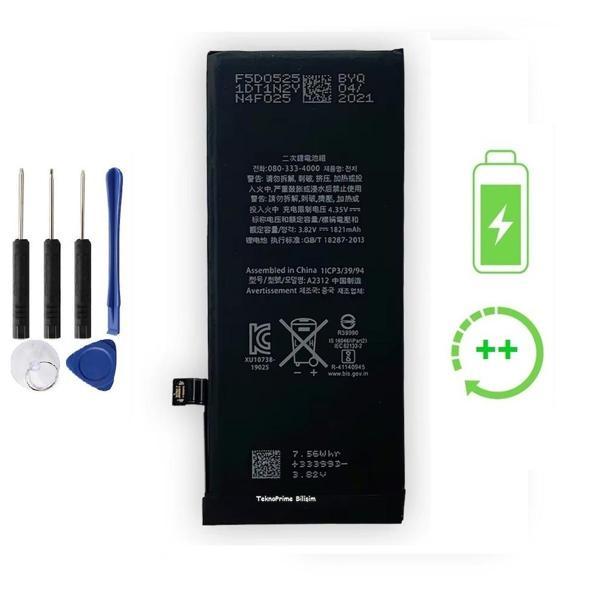 İphone Se2020 İle Uyumlu Güclendirilmis İthal Pil Batarya - Image 1