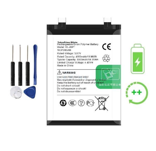 Tecno Pova 5 İle Uyumlu Güçlendirilmiş İthal Pil Batarya Lh8n BL-49PT - Image 1