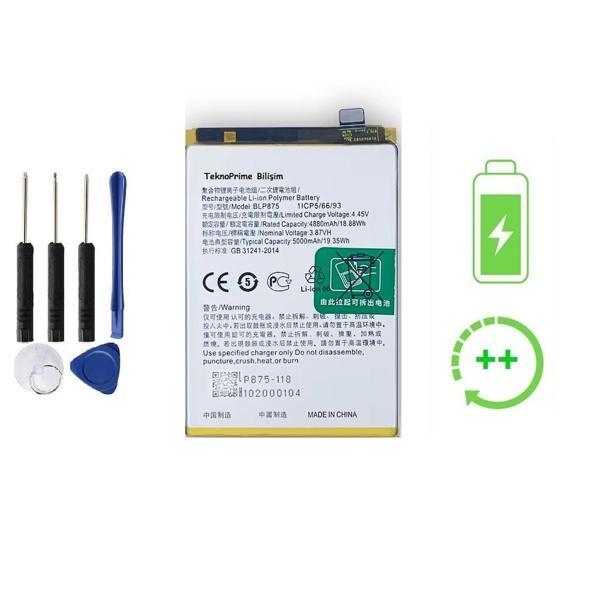 Realme C55 İle Uyumlu  Güclendirilmis İthal Pil Batarya BLP875 - Image 1