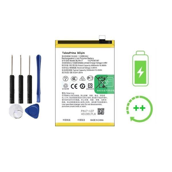 Realme C67 İle Uyumlu  Güclendirilmis İthal Pil Batarya BLPA17 - Image 1