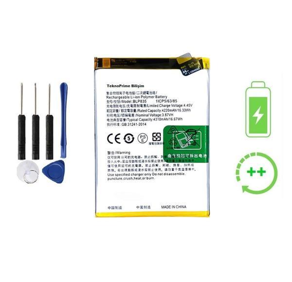 Oppo A94 İle Uyumlu Güçlendirilmiş İthal Pil Batarya BLP835 - Image 1