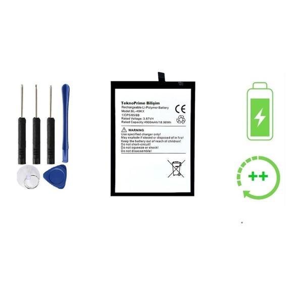 İnfinix Note 12 Pro İle Uyumlu  Güclendirilmis İthal Pil Batarya BL-49KX - Image 1