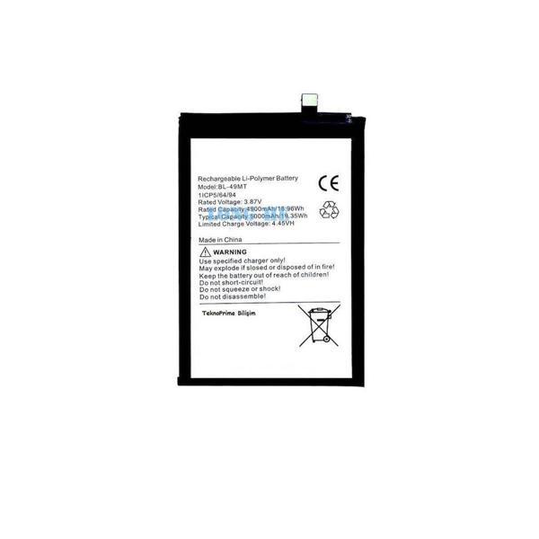 Tecno Spark 10C İle Uyumlu İthal Pil Batarya  Kl5k BL-49ST - Image 1
