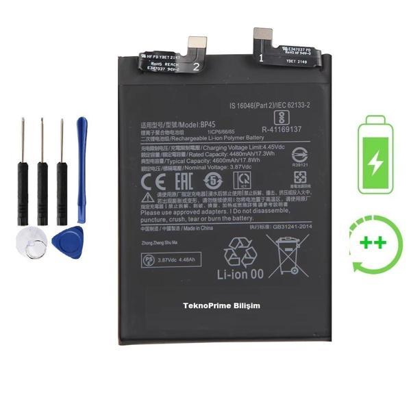 Xiaomi Mi 12 Pro İle Uyumlu Güçlendirilmiş İthal Pil Batarya BP45 - Image 1