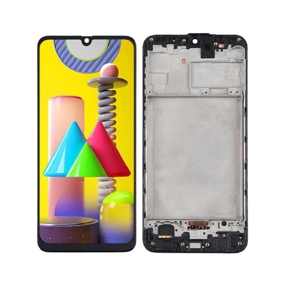 Samsung Galaxy M31 M315F ile Uyumlu Oled Ekran Dokunmatik Çıtalı - Image 1