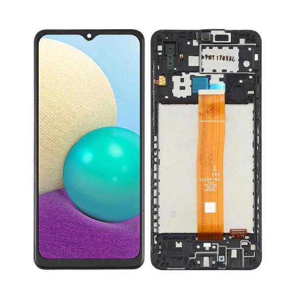 Samsung Galaxy A02 A022F ile Uyumlu Oled Ekran Dokunmatik Çıtalı - Image 1