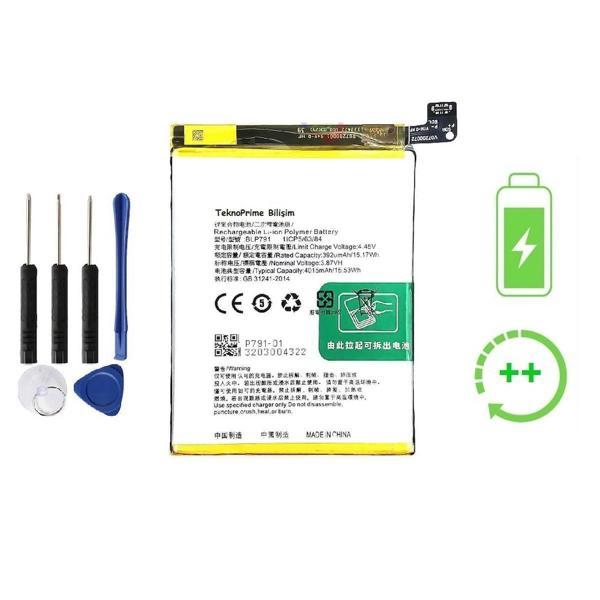Oppo Reno 4 İle Uyumlu  Güclendirilmis İthal Pil Batarya BLP791 - Image 1