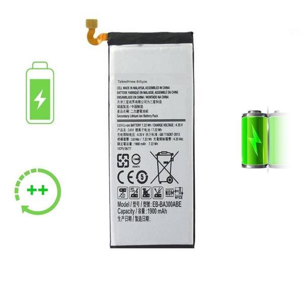  Samsung Galaxy A3 2015 A300F ile Uyumlu Güclendirilmis İthal Pil Batarya - Image 1