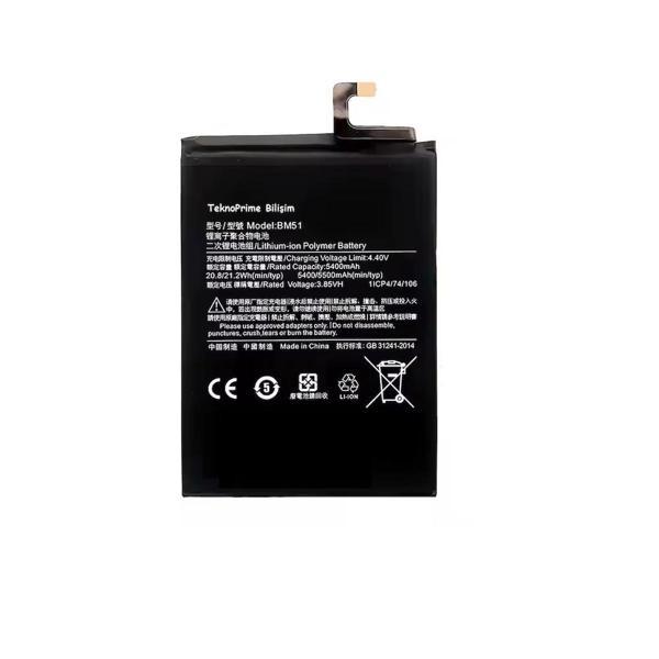 Xiaomi Mi Max 3 ile Uyumlu İthal Pil Batarya BM51 - Image 1