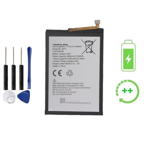 İnfinix Hot 10T İle Uyumlu  Güclendirilmis İthal Pil Batarya BL-49FX - Image 1