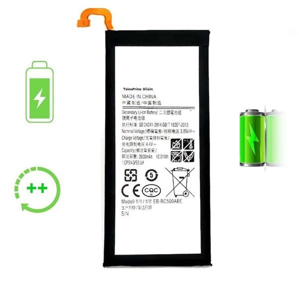  Samsung Galaxy C5 C5000 ile Uyumlu Güclendirilmis İthal Pil Batarya - Image 1