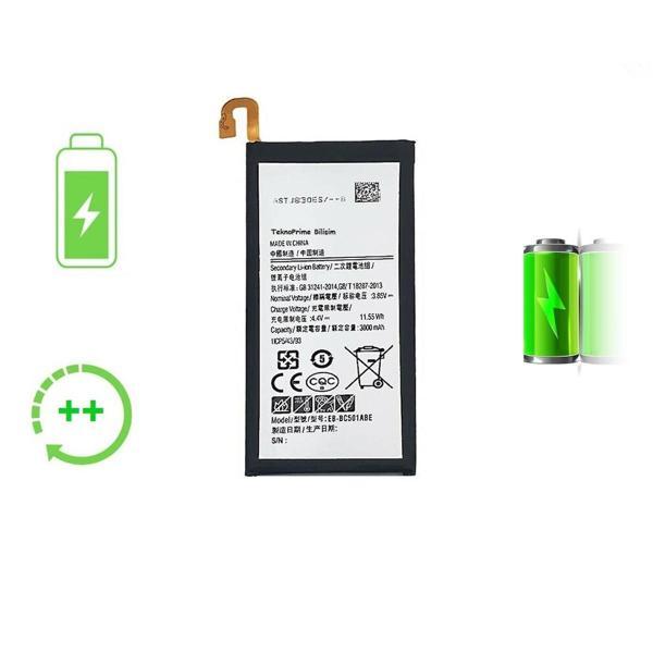  Samsung Galaxy C5 Pro C5010 ile Uyumlu Güclendirilmis İthal Pil Batarya - Image 1