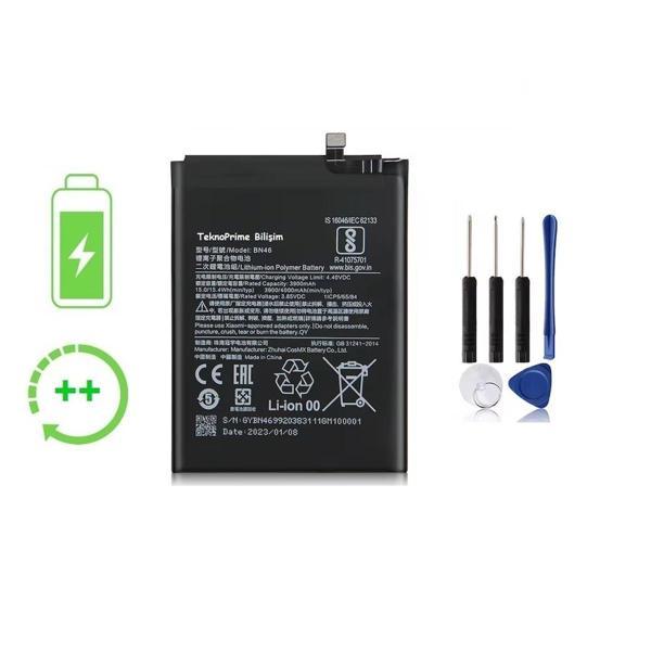 Xiaomi Redmi Note 8 İle Uyumlu Güclendirilmiş İthal Pil Batarya BN46 - Image 1