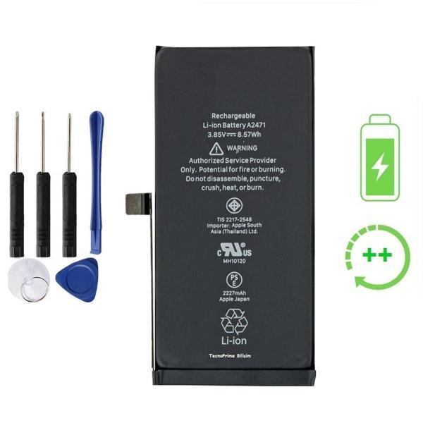 İphone 12 Mini İle Uyumlu Güclendirilmis İthal Pil Batarya - Image 1