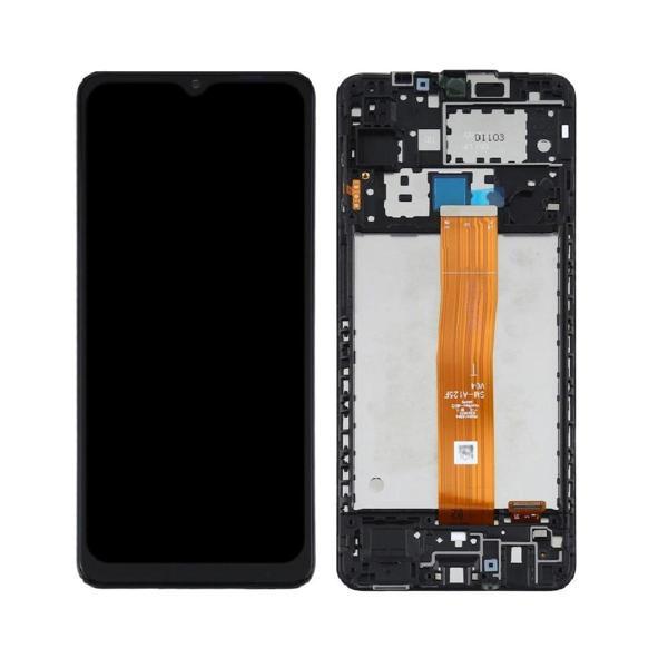 Samsung Galaxy A12 A125F ile Uyumlu Oled Ekran Dokunmatik Çıtalı - Image 1