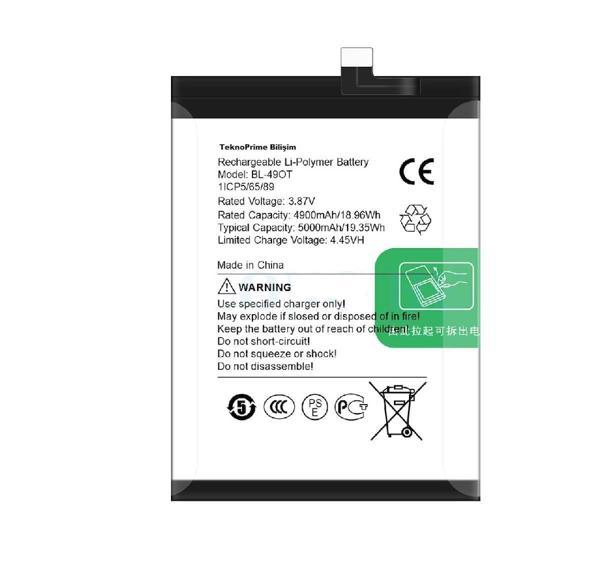 Tecno Spark 20 Pro Plus İle Uyumlu İthal Pil Batarya  KJ7 BL-49OT - Image 1