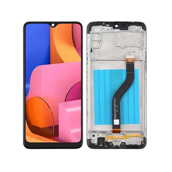 Samsung Galaxy A20s A207F ile Uyumlu Oled Ekran Dokunmatik Çıtalı - Image 1