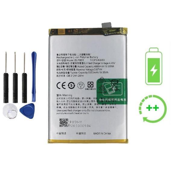 Oppo A54 İle Uyumlu  Güclendirilmis İthal Pil Batarya BLP851 - Image 1