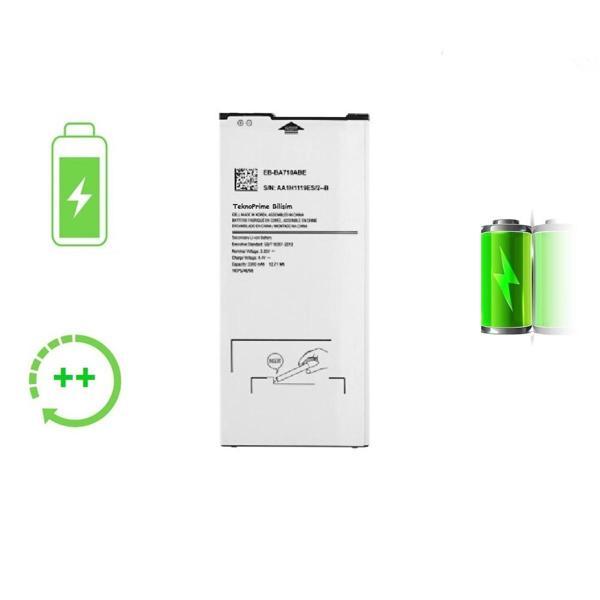  Samsung Galaxy A7 2016 A710F ile Uyumlu Güclendirilmis İthal Pil Batarya - Image 1