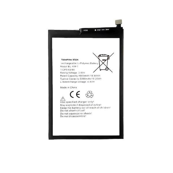 Tecno Spark 8T İle Uyumlu İthal Pil Batarya  KG6p BL-49FT - Image 1
