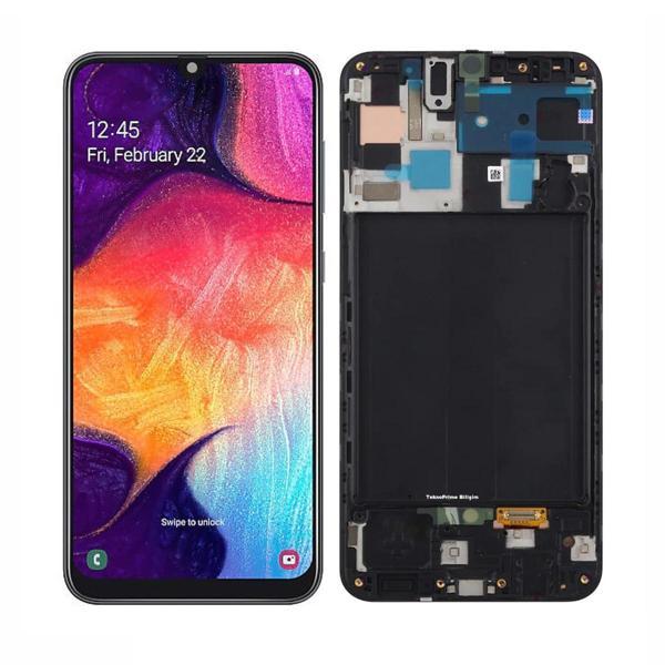Samsung Galaxy A50 A505F ile Uyumlu TFT Ekran Dokunmatik Çıtalı - Image 1