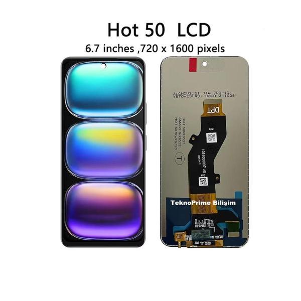 infinix Hot 50 4G 5G İle Uyumlu Lcd Ekran Dokunmatik  X6882 X6720 - Image 1