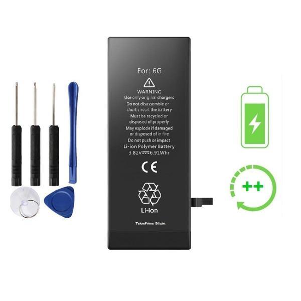 İphone 6 İle Uyumlu  Güclendirilmis İthal Pil Batarya - Image 1