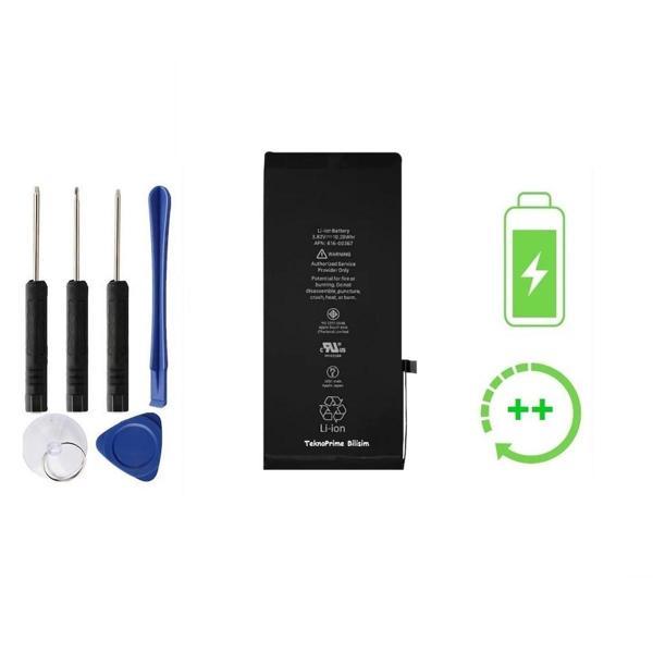 İphone 8 Plus İle Uyumlu  Güclendirilmis İthal Pil Batarya - Image 1