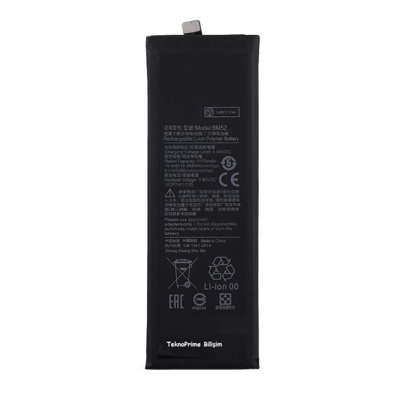 Xiaomi Mi Note 10 ile Uyumlu İthal Pil Batarya BM52 - Image 1
