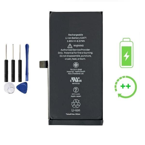 İphone 12 İle Uyumlu Güclendirilmis İthal Pil Batarya - Image 1