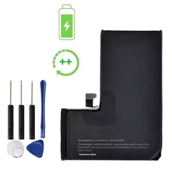 İphone 15 Pro İle Uyumlu Güclendirilmis İthal Pil Batarya - Image 1