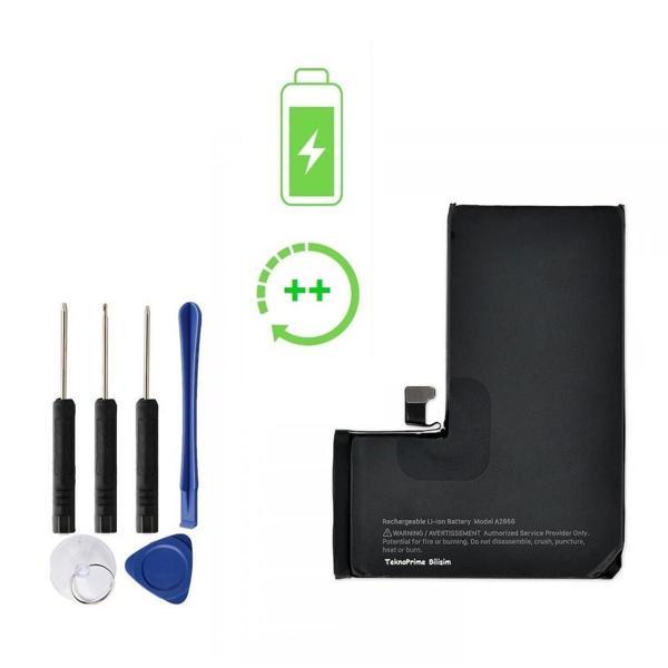 İphone 15 Pro Max İle Uyumlu Güclendirilmis İthal Pil Batarya - Image 1