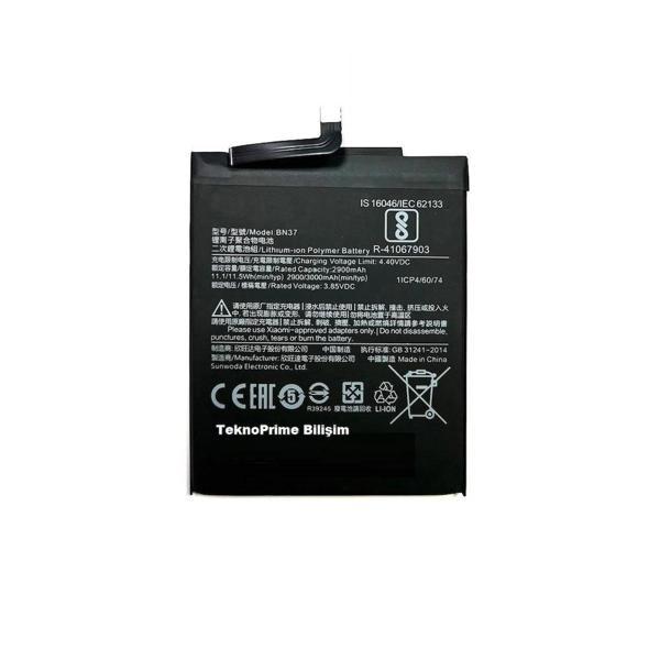 Xiaomi Redmi 6A ile Uyumlu İthal Pil Batarya BN37 - Image 1