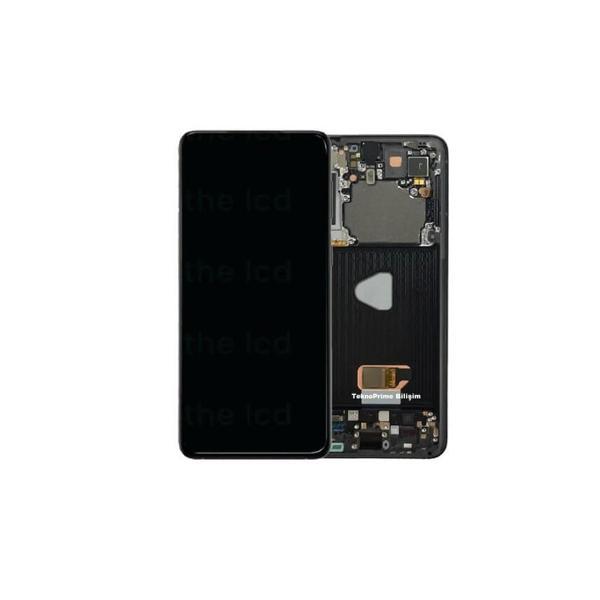 Samsung Galaxy S21 Plus ile Uyumlu Oled Ekran Dokunmatik SM-G996B Siyah - Image 1
