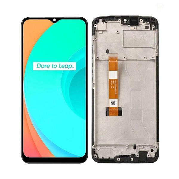 Oppo Realme C11 ile Uyumlu Lcd Ekran Dokunmatik Çıtalı Rmx2185 - Image 1