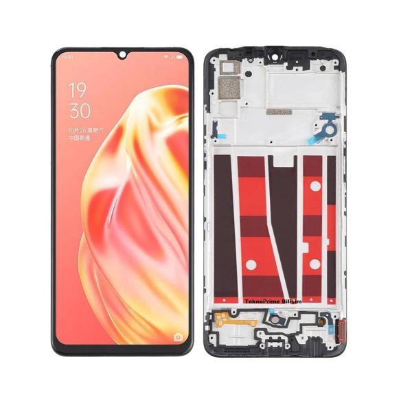 Oppo A91 ile Uyumlu Oled Ekran Dokunmatik Çıtalı Cph2021 - Image 1
