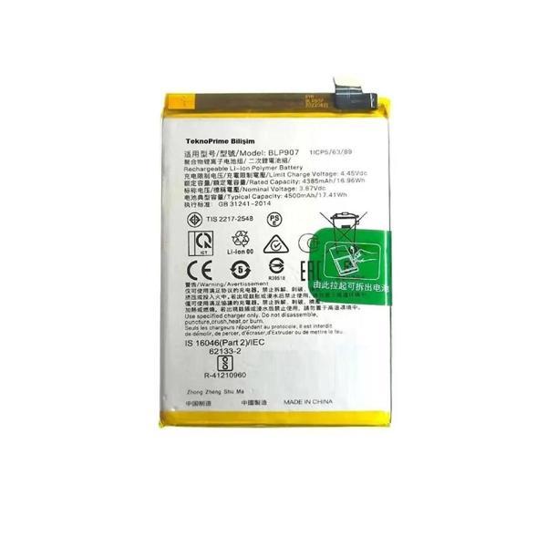 Oppo Reno 7 ile Uyumlu İthal Pil Batarya BLP907 - Image 1