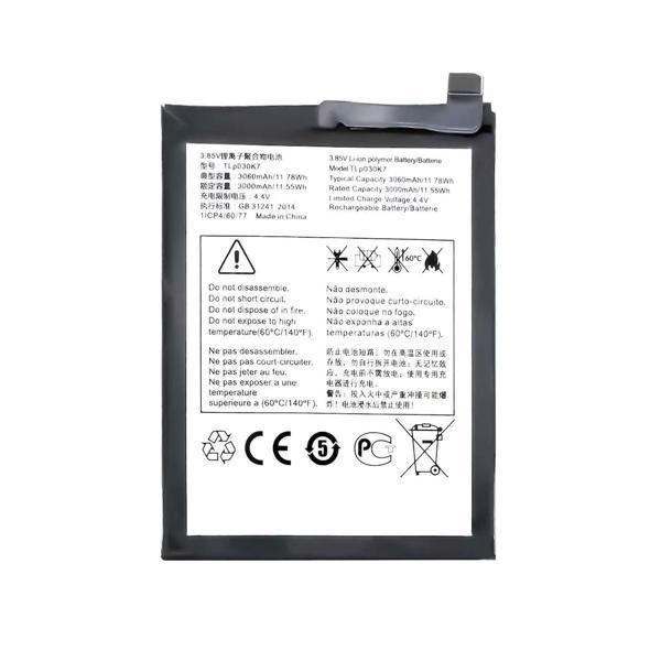 Alcatel 1S 5024D ile Uyumlu İthal Pil Batarya TLP030K7 - Image 1