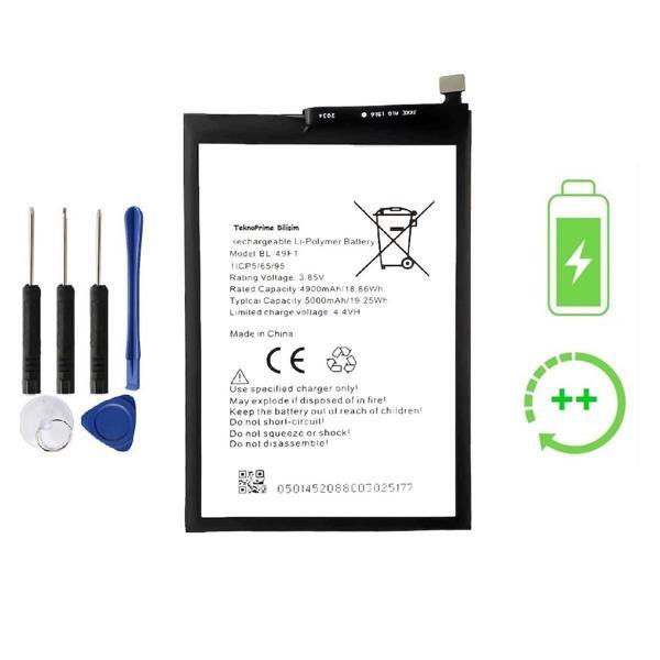  Tecno Spark 5 Pro ile Uyumlu  Güclendirilmis İthal Pil Batarya BL-49FT - Image 1