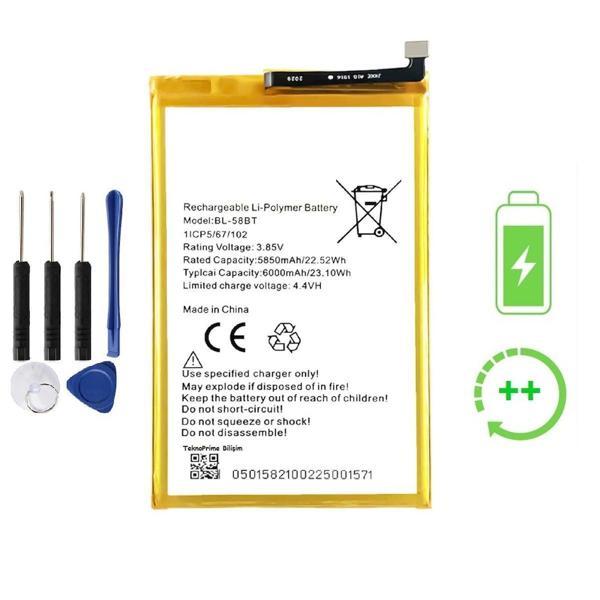  Tecno Pova Neo 1 ile Uyumlu  Güclendirilmis İthal Pil Batarya BL-58BT - Image 1