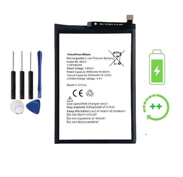 İnfinix Note 10 İle Uyumlu  Güclendirilmis İthal Pil Batarya x693 BL-49GX - Image 1