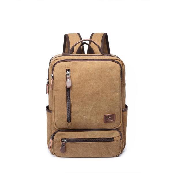 C-Active Kanvas Kumaş Büyük Boy Sırt Çantası 1260 A.Kahve - Image 1