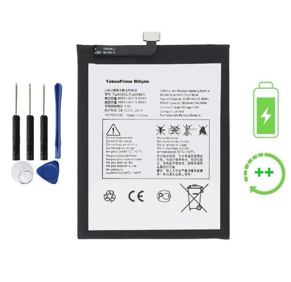 Tcl 10L İle Uyumlu Güçlendirilmiş İthal Pil Batarya T770H Tlp038d7 - Image 1