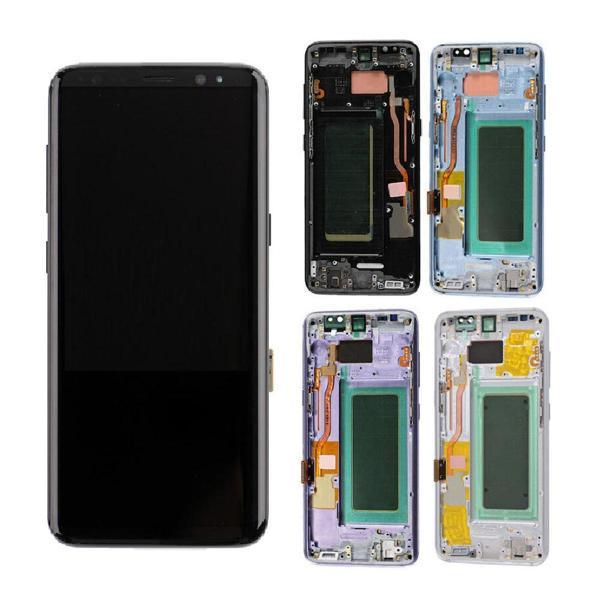 Samsung Galaxy S8 G950F ile Uyumlu Oled Ekran Dokunmatik Siyah - Image 1