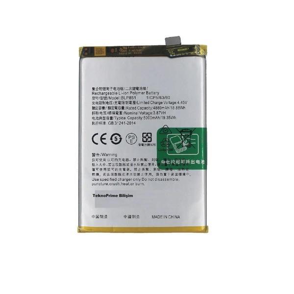 Oppo A74 ile Uyumlu İthal Pil Batarya Blp851 - Image 1