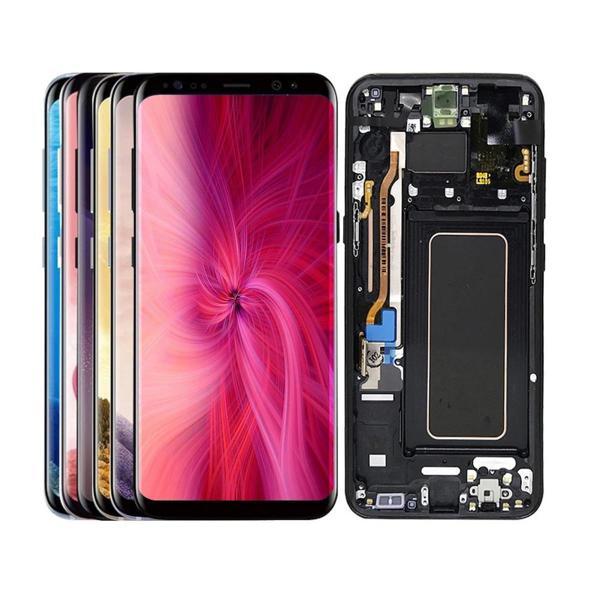 Samsung Galaxy S8 Plus G955F ile Uyumlu Oled Ekran Dokunmatik Siyah - Image 1