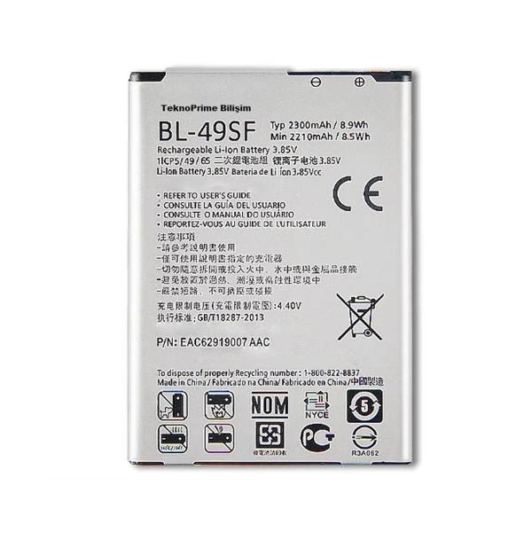 LG G4 Mini ile Uyumlu İthal Pil Batarya BL-49SF - Image 1